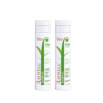   Raywell BIO POMA – Kímélő sampon, Anti-aging hatású, mindennapi használatra, 2x250ml a második 40% engedménnyel