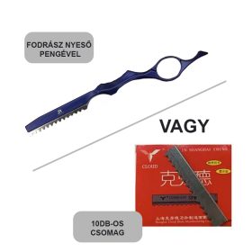 Professzionális Fodrász nyeső pengével vagy 10db penge 