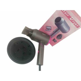   Ergonomikus kialakítású, negatív ionos, design hajszárító -ÚJ MODELL 2 db Pink, második 50% kedvezménnyel