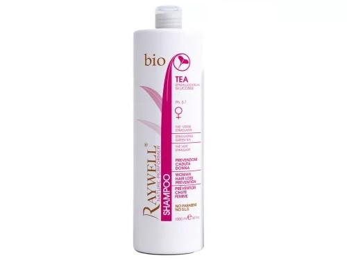 Raywell BIO TEA – Hajnövesztő és Hajhullás elleni sampon, Nőknek 1000 ml
