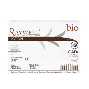   Raywell BIO CAFA – Hajnövesztő és hajhullás elleni ampullacsomag, férfiaknak 10db ampulla, 1doboz 10x10ml-Best Seller! 
