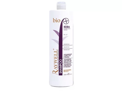 Raywell BIO KERA – Volumennövelő és Dúsító sampon Keratinnal 1000 ml 