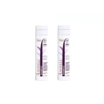   Raywell BIO KERA – Volumennövelő és dúsító sampon keratinnal, 2x250 ml a második 40% engedménnyel 