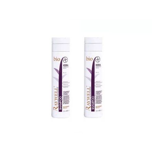 Raywell BIO KERA – Volumennövelő és dúsító sampon keratinnal, 2x250 ml a második 50% engedménnyel 