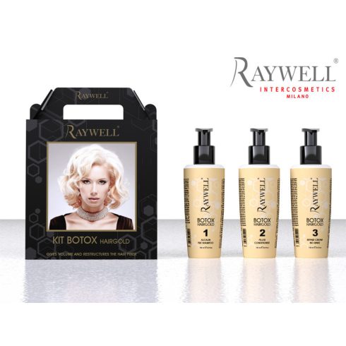 Raywell HAJBOTULIN HAIRGOLD Kit Csomag Haj- botox