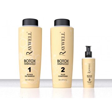   Raywell HAJBOTULIN HAIRGOLD Csomag haj botox 2db a második 50% kedvezménnyel