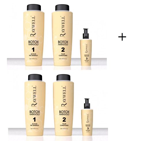 Raywell Hajbotulin Hairgold csomag 2db a második 50% kedvezménnyel