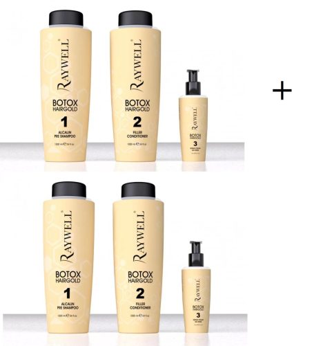 Raywell Hajbotulin Hairgold csomag 2db a második 50% kedvezménnyel