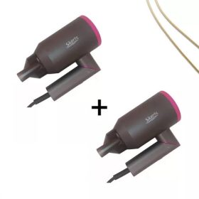   Ergonomikus kialakítású, negatív ionos, design hajszárító -ÚJ MODELL 2 db Pink, második 30% kedvezménnyel