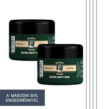   Raywell Barber Extra Matt Wax 2 db 100 ml, a második 50% kedvezménnyel