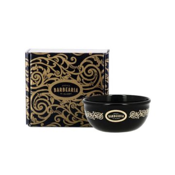 Antiga Barbearia de Bairro Black & Gold Shaving Bowl