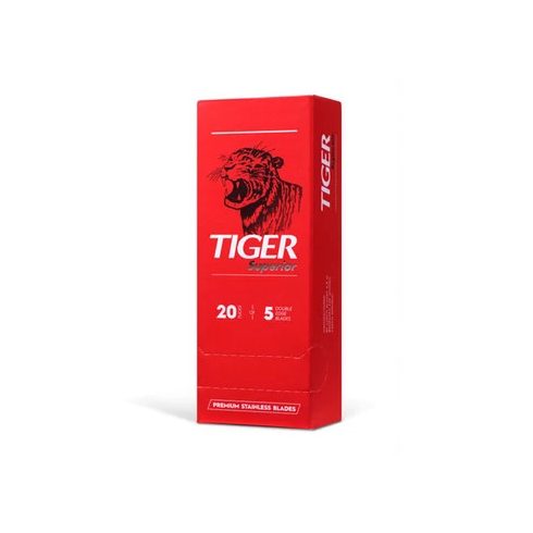 Tiger Superior DE Razor Blades borotvapenge 100db (20x5db)