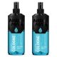 Nish Man After Shave Lotion Cologne 01 Antarctica borotválkozás utáni folyadék 2x 400ml a második 30% engedménnyel
