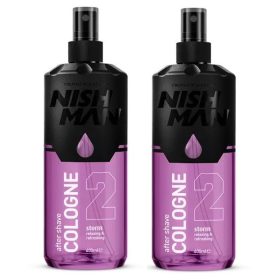   Nish Man After Shave Lotion Cologne 02 Storm borotválkozás utáni folyadék 2x  400ml 2 db A második 30% engedménnyel