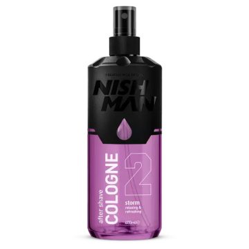  Nish Man After Shave Lotion Cologne 02 Storm borotválkozás utáni folyadék 2x  400ml 2 db A második 30% engedménnyel
