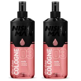   Nish Man After Shave Lotion Cologne 03 Nesly borotválkozás utáni folyadék 400ml 2 db a második 30% engedménnyel