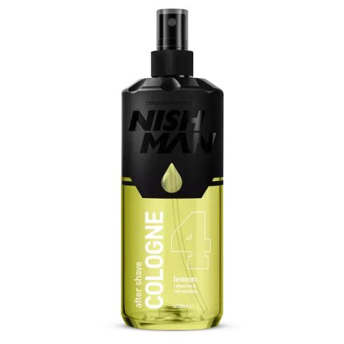 Nish Man After Shave Lotion Cologne 04 Lemon borotválkozás utáni folyadék 2x 400ml ,A második akcióban 30% engedménnyel