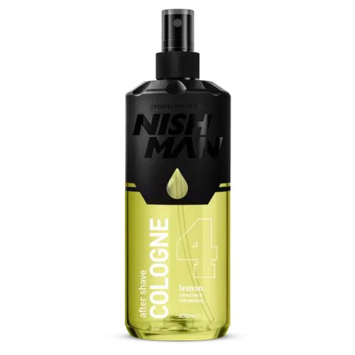 Nish Man After Shave Lotion Cologne 04 Lemon borotválkozás utáni folyadék 2x 400ml ,A második akcióban 30% engedménnyel