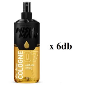   Nish Man After Shave Lotion Cologne 07 Gold One borotválkozás utáni folyadék 400ml x6 db 5db áráért