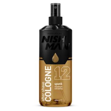   Nish Man After Shave Lotion Cologne 12 Spunk/X-Space borotválkozás utáni folyadék 400ml