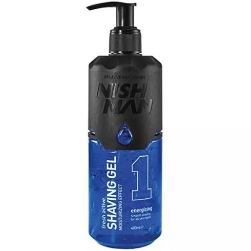 Nish Man Fresh Active (Blue) borotvagél 400ml