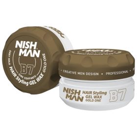 Nish Man hajformázó Aqua Gel Wax (B7) Gold One 150m