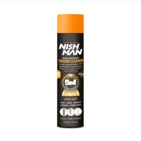   Nish Man Shaver Cleaner Lemon gép tisztító 5 az 1-ben spray 769ml (Pro Size)