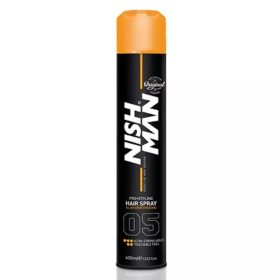   Nish Man Pro Styling Hair Spray (05) Ultra Strong Hold hajlakk 400ml