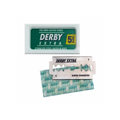 Derby Extra (DE) Double Edged Razor Blades borotvapenge (5db-os csomag)