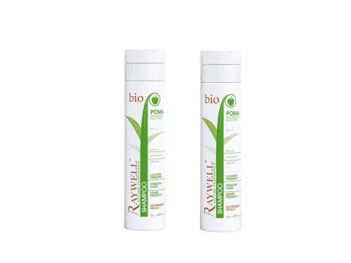 Raywell BIO POMA – Kímélő sampon, Anti-aging hatású, mindennapi használatra, 2x250ml a második 50% engedménnyel