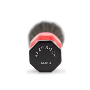Razorock Amici Synthetic Shaving Brush - With Noir Plissoft Knot 20mm borotvapamacs