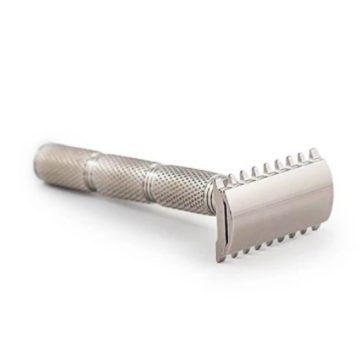   RazoRock DE Safety Razor - Game Changer 84-P Open Comb Super Knurl Handle biztonsági borotva