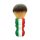 RazoRock Italian Barber Tri-Color Plissoft Synthetic Shaving Brush - 24mm Knot borotvapamacs