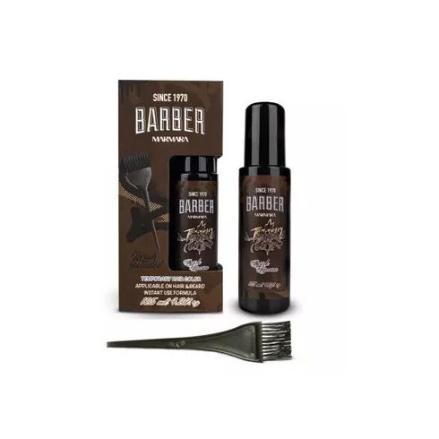 Marmara Barber Semi-Permanent Instant haj- és szakáll színező - Sötétbarna 125ml