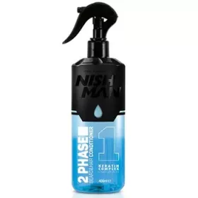   Nish Man 2 Phase szakáll és haj kondicionáló Keratin Complex 400ml