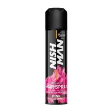 Nish Man Pro Mech rózsaszínű hajszínező spray 150ml