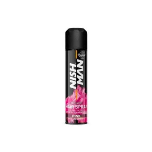 Nish Man Pro Mech rózsaszínű hajszínező spray 150ml