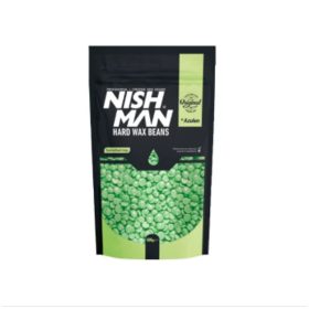 Nish Man Professional Hard Wax Beans Green gyanta 500g
