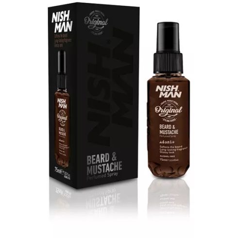 Nish Man Beard Perfume Adonis szakáll kondicionáló spray 75ml