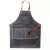 Dapper Dan Barber Apron (charcoal) borbély munkakötény