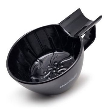 TGS Shaving Bowl Black borotvatál pamacs pihenővel