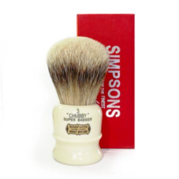 Simpsons Chubby CH3 Super (Silvertip) Badger borotvapamacs