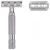 Rockwell 2C DE Safety Razor White Chrome