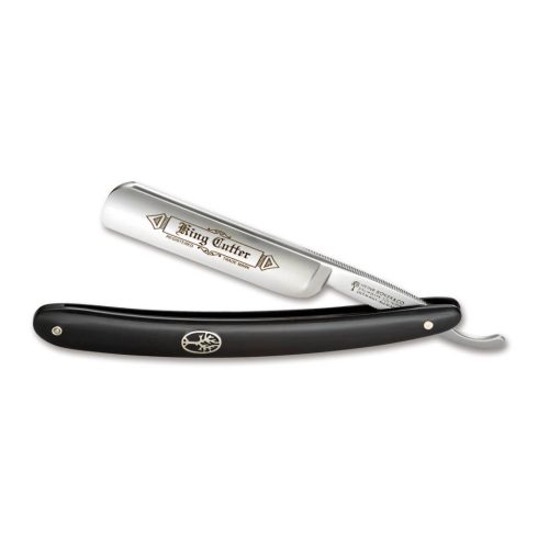 Böker Solingen Straight Razor King Cutter Black Carbon Steel 5/8 borotva