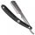 Parker 33R Stainless Steel Shavette fekete markolatú borbély borotva