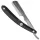Parker 33R Stainless Steel Shavette fekete markolatú borbély borotva