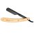 Parker PTPBA Straight Razor (Pine Wood - Stainless Steel) (Black) borotva