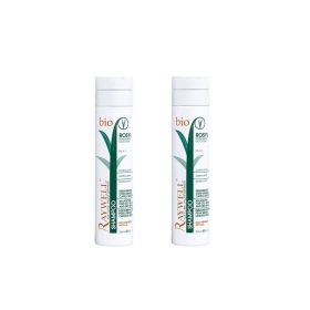   Raywell BIO ROSYL – Normalizáló sampon, zsíros fejbőrre és száraz hajra, 2x250 ml, a második 30 % engedménnyel