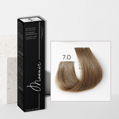 Mounir Revolution Permanent Hair Color 7.0