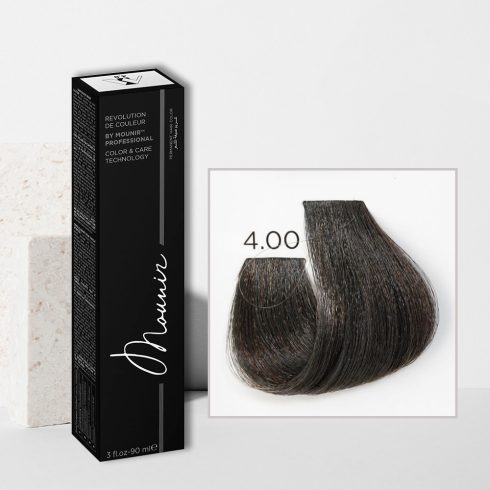 Mounir Revolution Permanent Hair Color 4.00